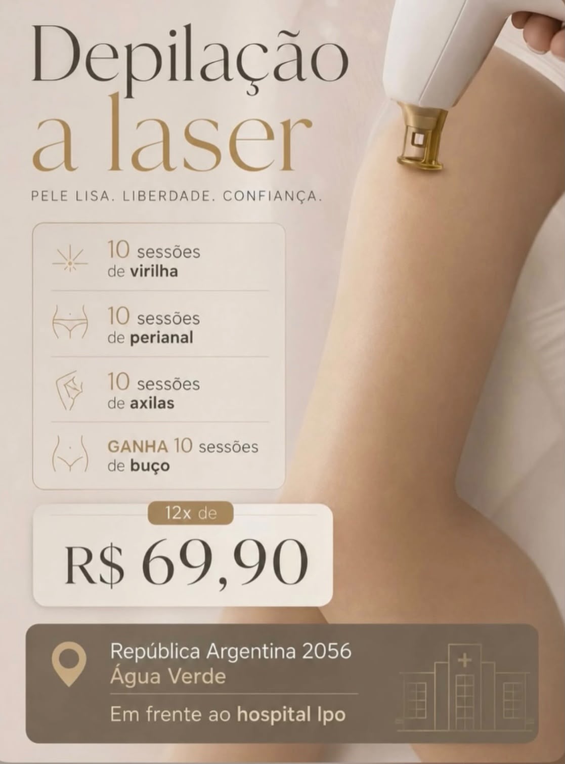 Imagem da promoção de Depilação a Laser